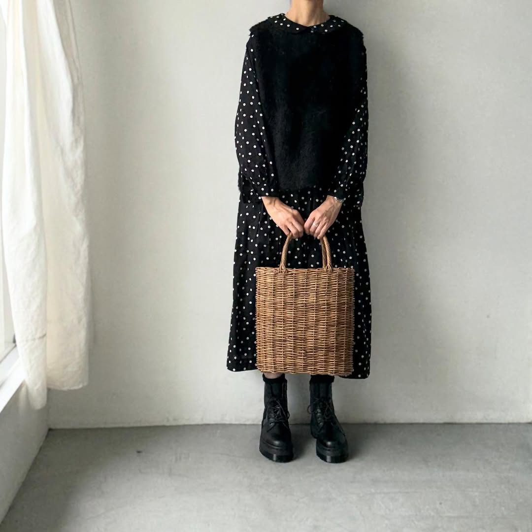 cion  アルパカ混モールベスト