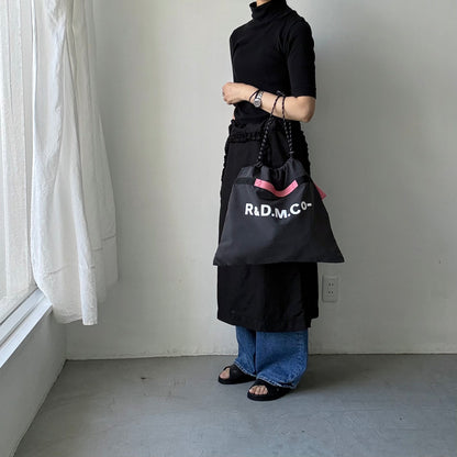 R&D.M.Co 　ショッピングバッグ　ダークグレー