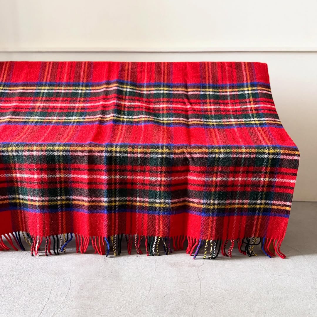 TWEED MILL ウールブランケット Royall stewart