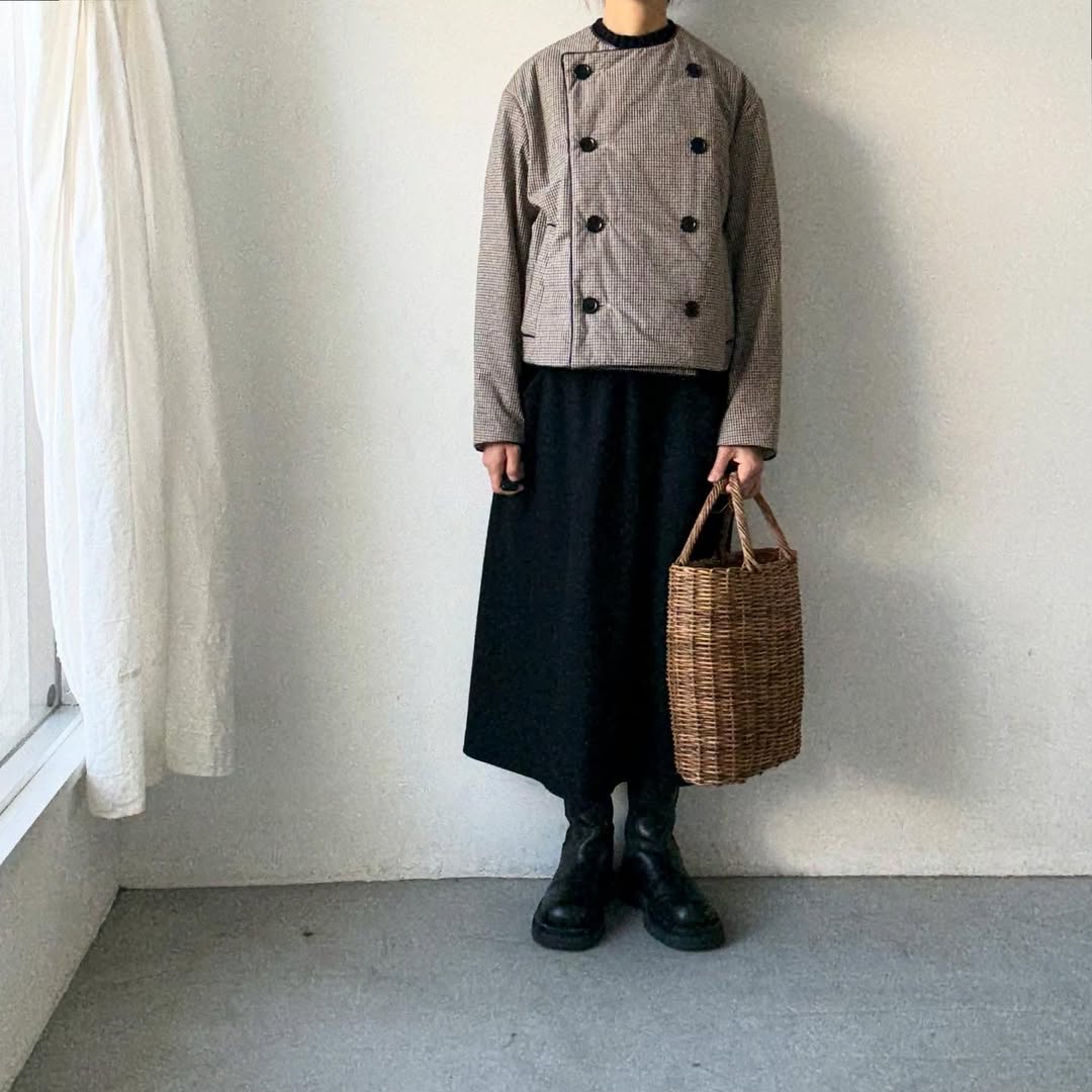 R&D.M.Co  ガンクラブトリミングパフジャケット