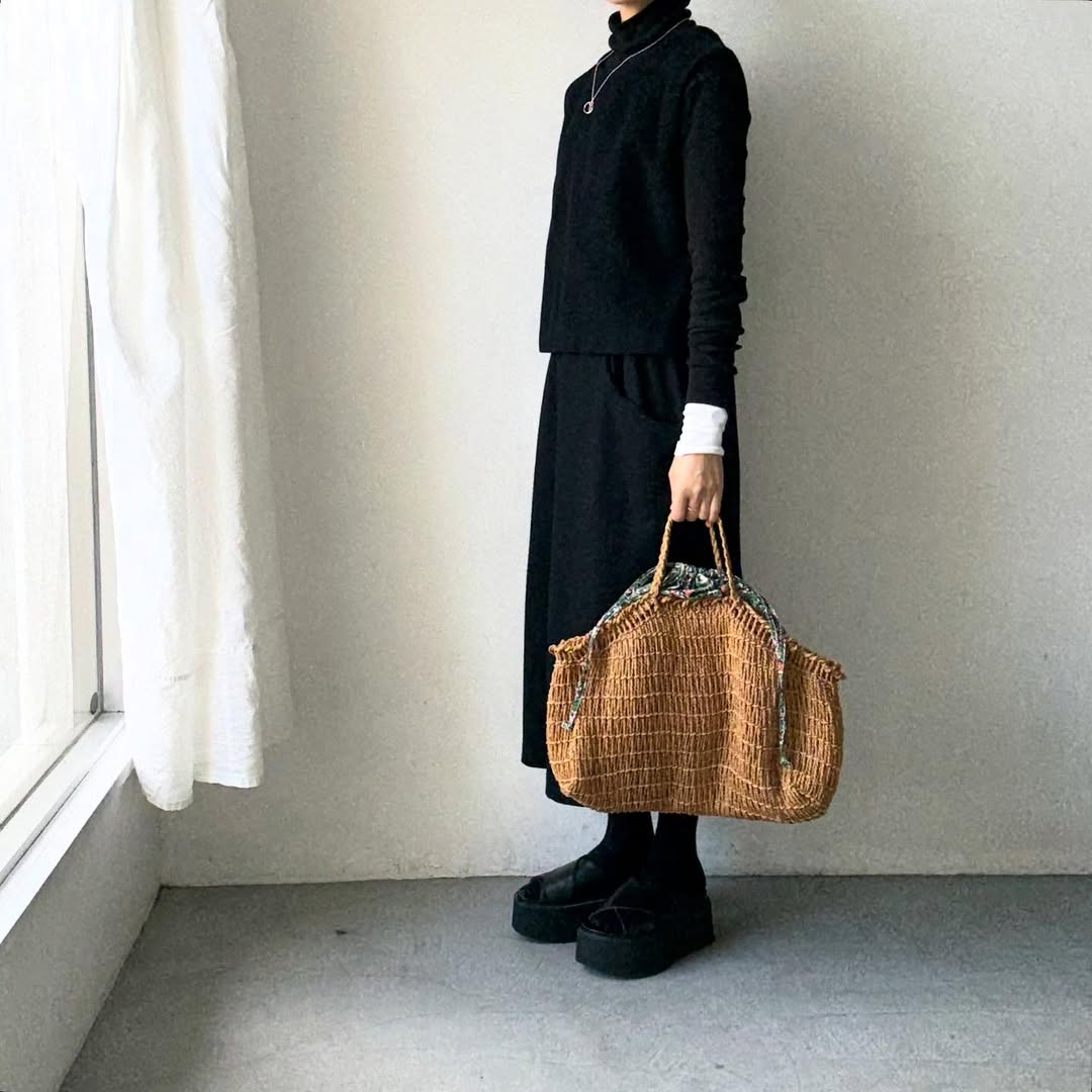 R&D.M.Co  ワイルドベリーフィールド　ドローストリングバッグ　ラージ