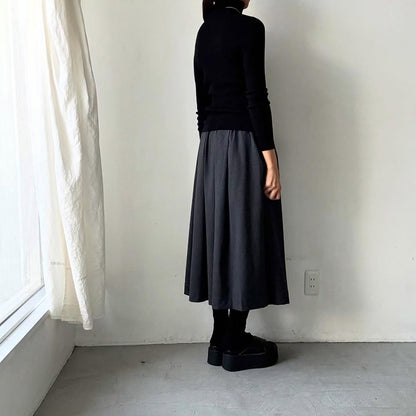 Linenya  ウールタックスカート