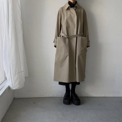 TENNE HANDCRAFTED MODERN　ブリスベンモスビッグサイズトレンチコート