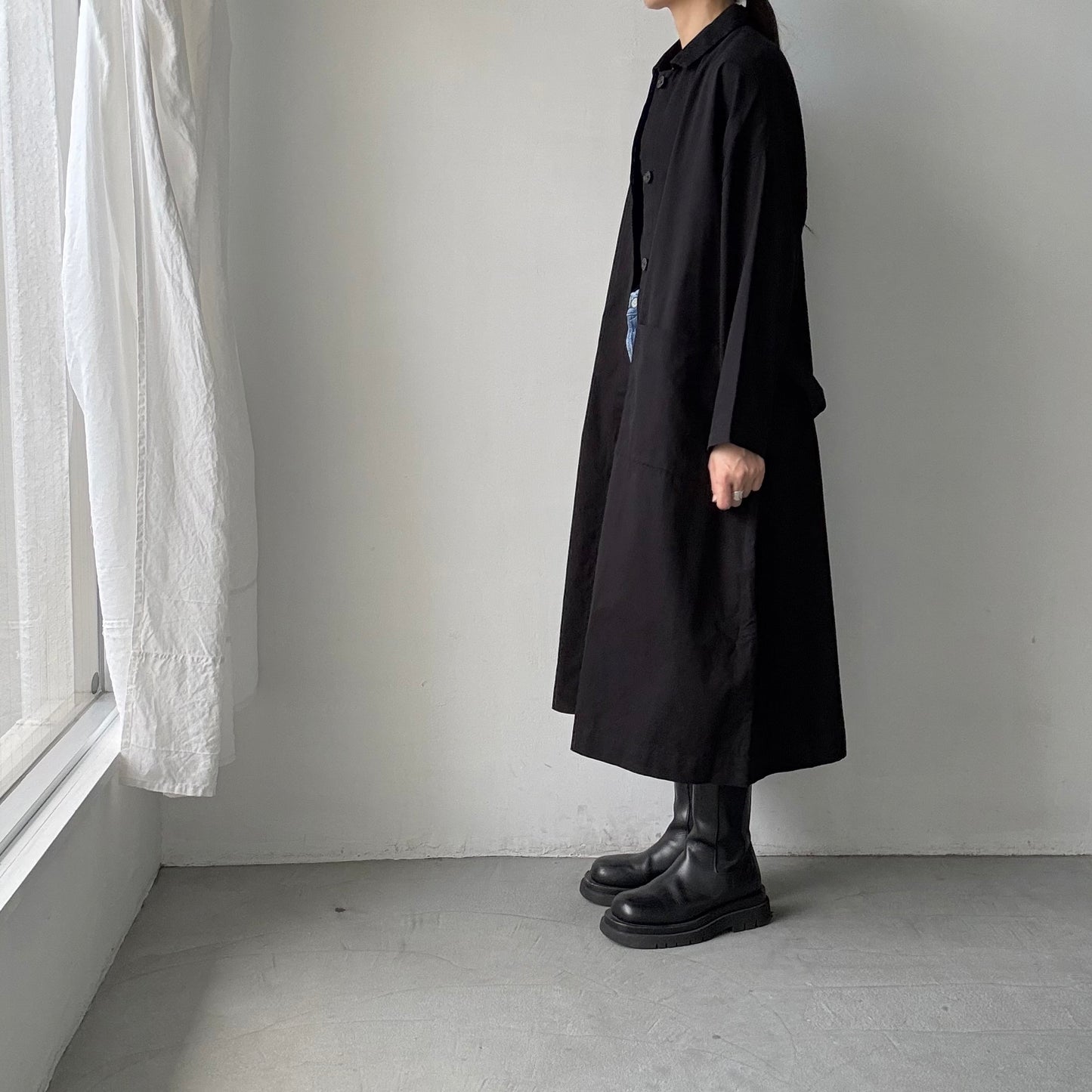 jujudhau デッドストックコットンワークコート