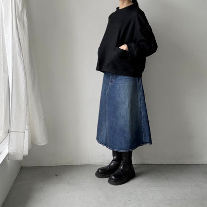 R&D.M.Co  ミドルスムースポケットプルオーバー