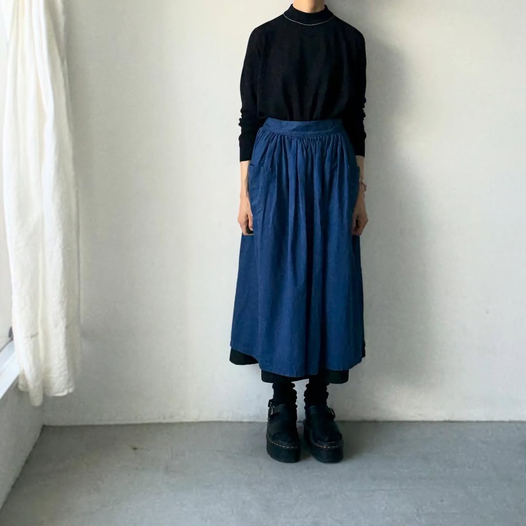 cion  コットンモックネックニット