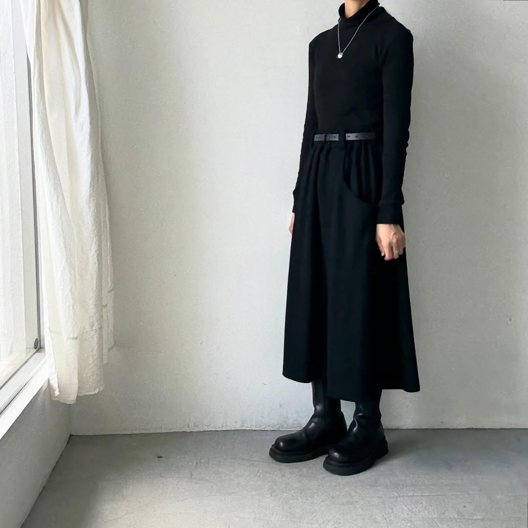 atelier naruse ギボシミドルベルト　ブラック