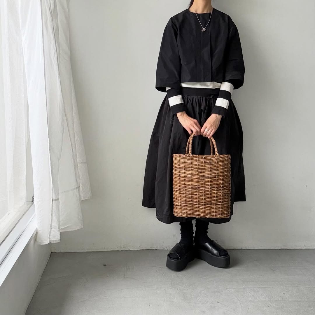 R&D.M.Co タフタワイドスリーブジャケット