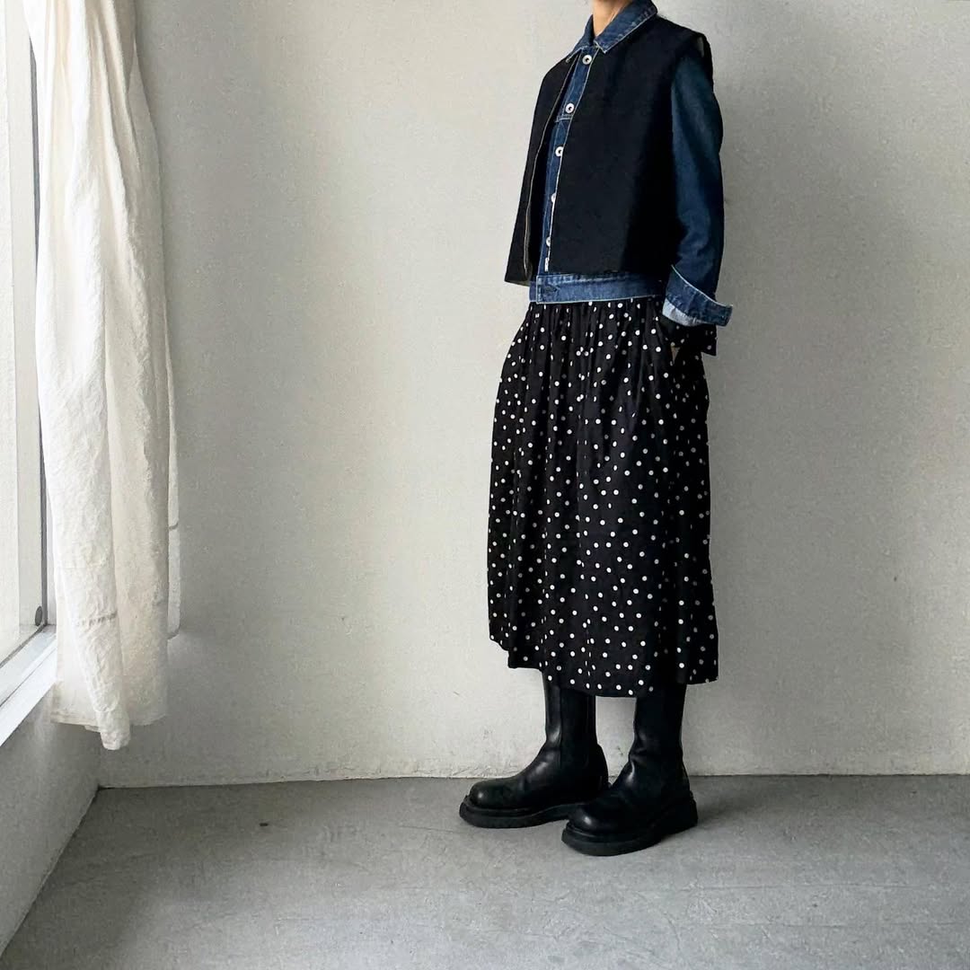 R&D.M.Co  コットンウールシャーリングベスト