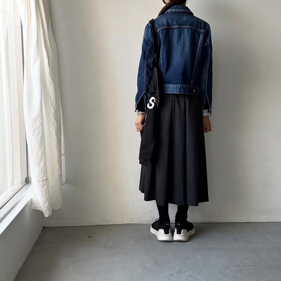 Linenya  ウールタックスカート