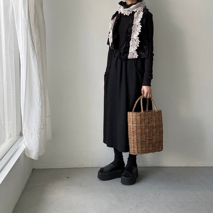 kijinokanosei  綴る葉ロングスカーフ