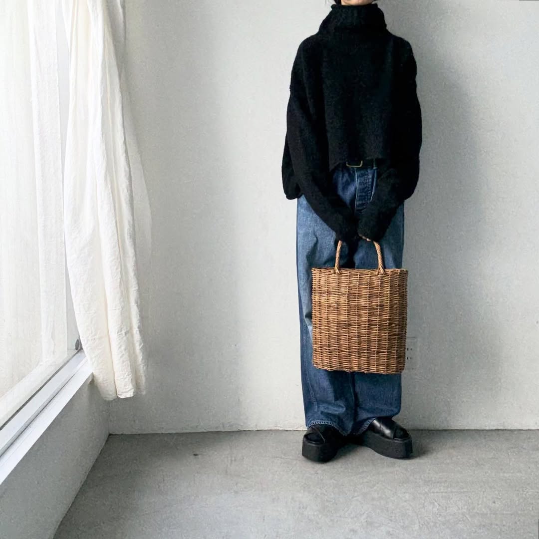 R&D.M.Co カシミアメリノハイネックセーター