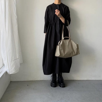 TENNE HANDCRAFTED MODERN ブリスベンモスコットンボストンバッグ