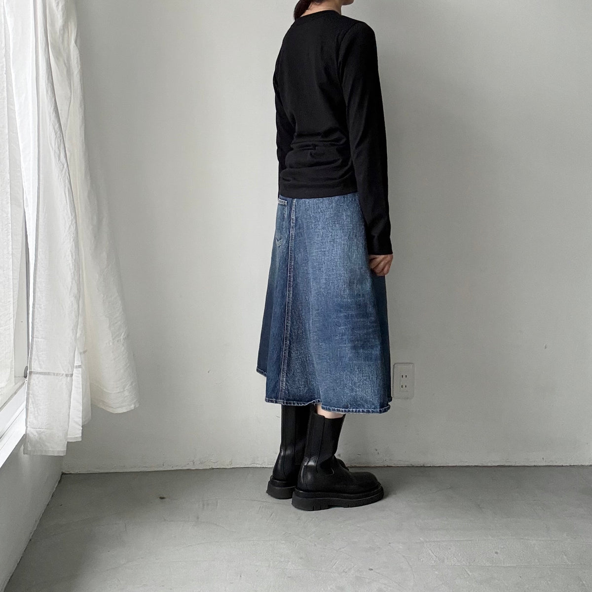 R&D.M.Co  GOOD MORNING長袖Tシャツ