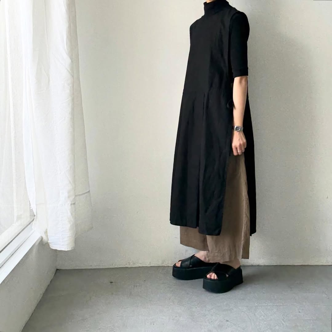 jujudhau  デッドストックコットンワイドパンツ　カーキ