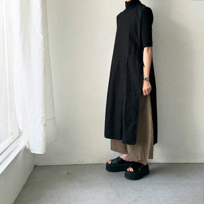 jujudhau  デッドストックコットンワイドパンツ　カーキ