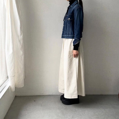 dui jujudhau  ワイドワイドパンツ　チノナチュラル