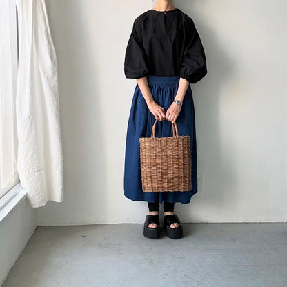 TENNE HANDCRAFTED MODERN ボリュームスリーブプルオーバー
