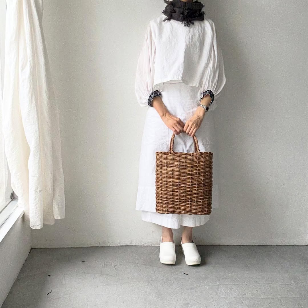 homspun ラムフリンジネックウォーマー　グレー