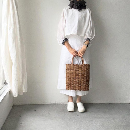 homspun ラムフリンジネックウォーマー　グレー