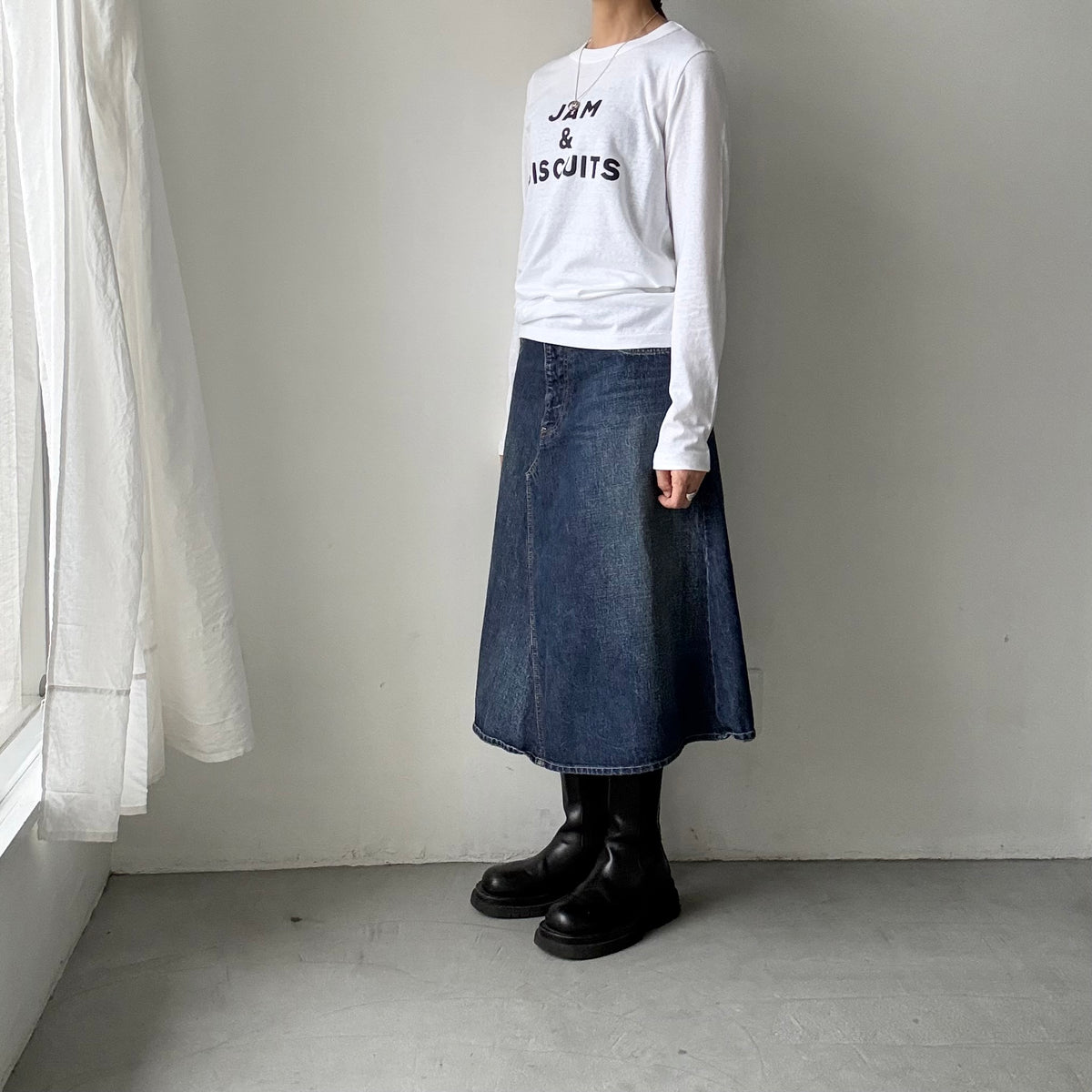 R&D.M.Co  JAM  &  BISCUIT長袖Tシャツ