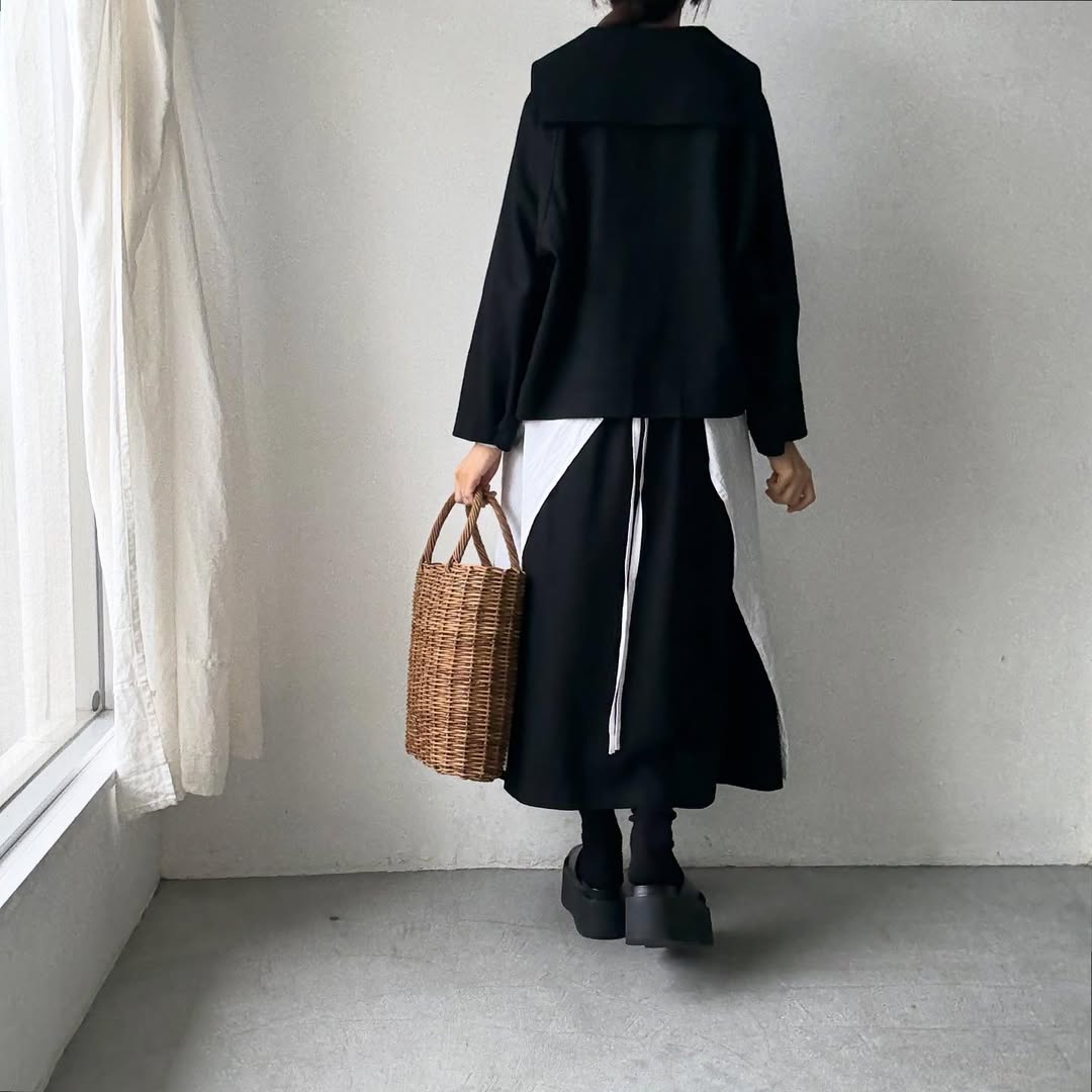 cion  ウール混セーラープルオーバー