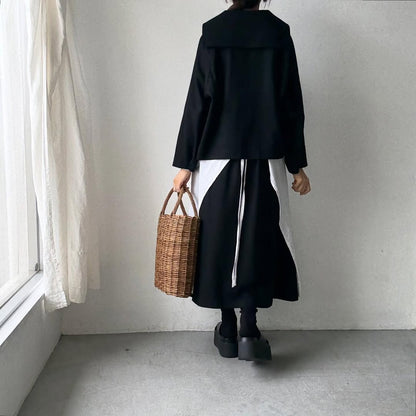 cion  ウール混セーラープルオーバー