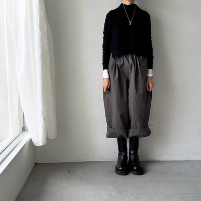 Linenya  タックワイドパンツ