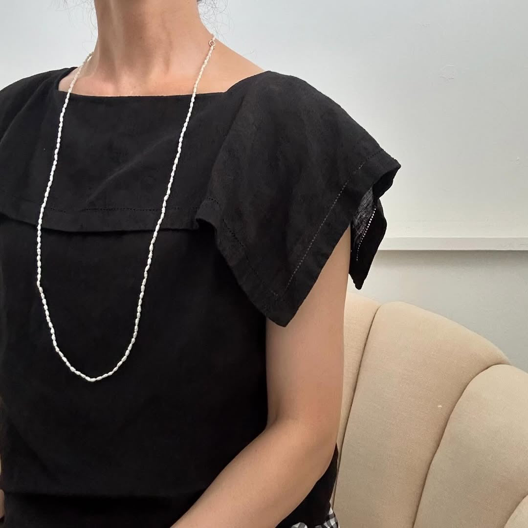 Toile Bijoux バロックパールロングネックレス