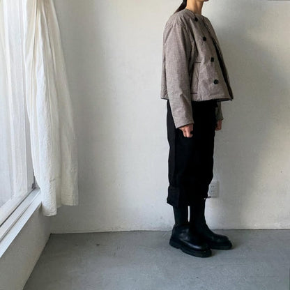 R&D.M.Co  ガンクラブトリミングパフジャケット