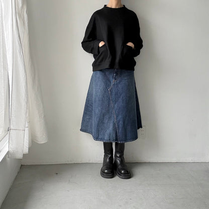 R&D.M.Co  ミドルスムースポケットプルオーバー