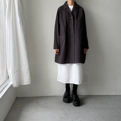 atelier d'antan Godardコットンコート　ダークグレー