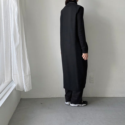 atelier naruse　コットンウールヘリンボンジャンパースカート