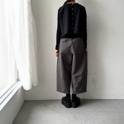 Linenya  タックワイドパンツ