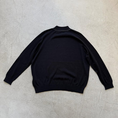 cion  コットンモックネックニット