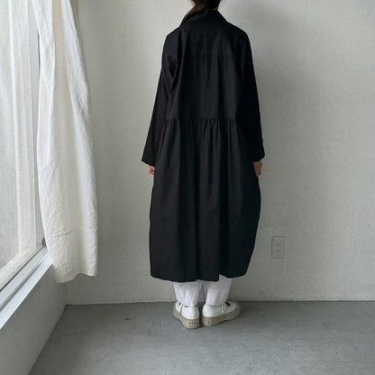 jujudhau コットンツイルカラードドレス