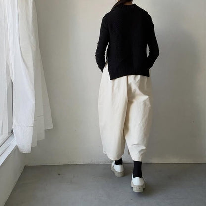 atelier d'antan Perriereコットンワイドパンツ