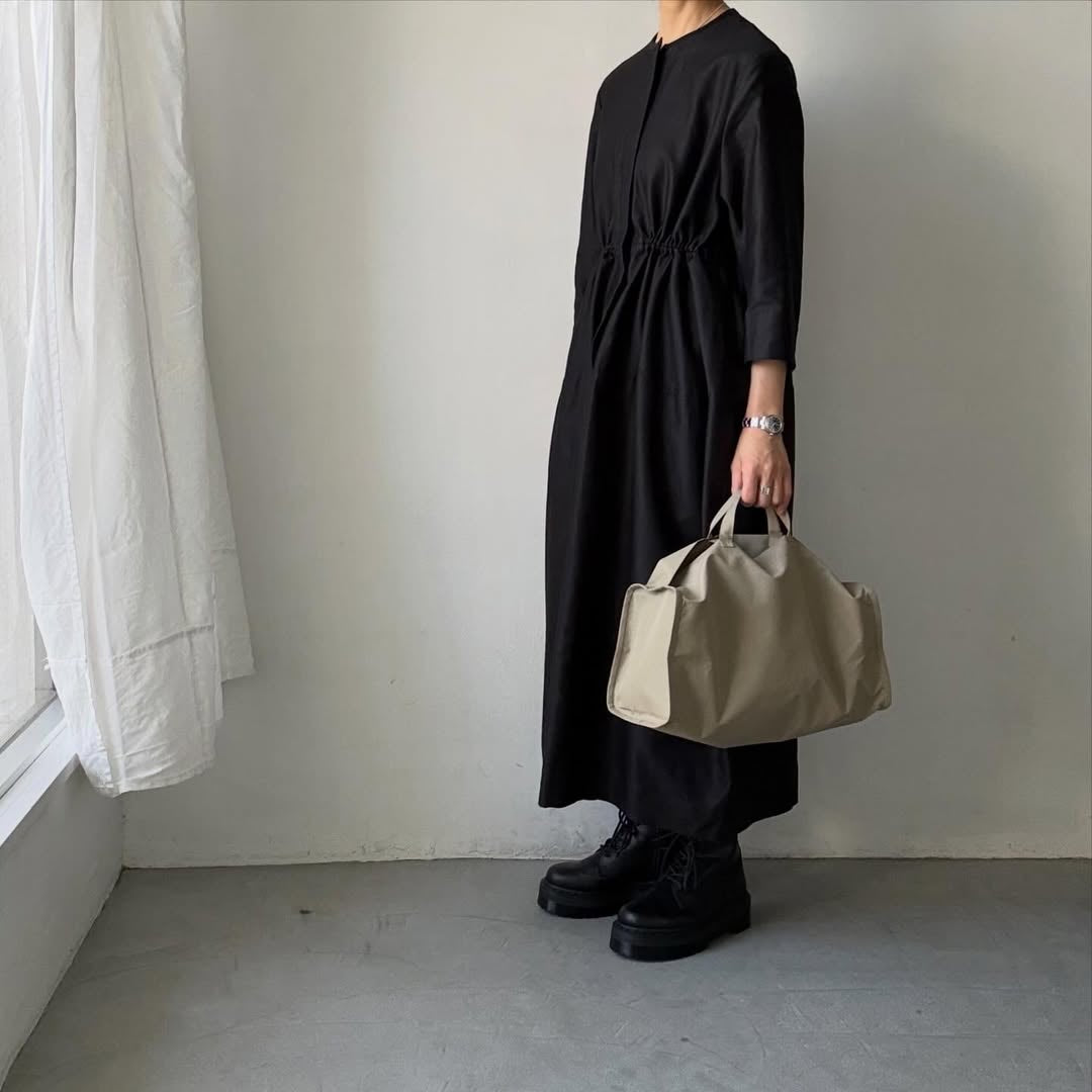 TENNE HANDCRAFTED MODERN ブリスベンモスコットンボストンバッグ