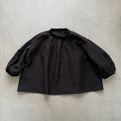 R&D.M.Co  シェーディングチェックスモックブラウス