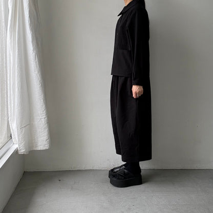 atelier d'antan Kantor コットンジャケット　ブラック