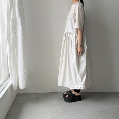 TENNE HANDCRAFTED MODERN バルーンドレス　ベージュ