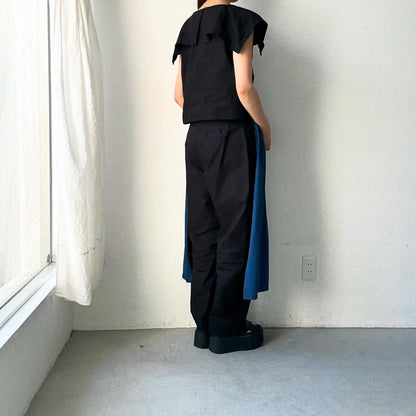 R&D.M.Co  リネンコットンピューリタンカラーブラウス