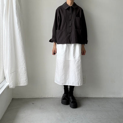 atelier d'antan Kantor コットンジャケット　ダークグレー