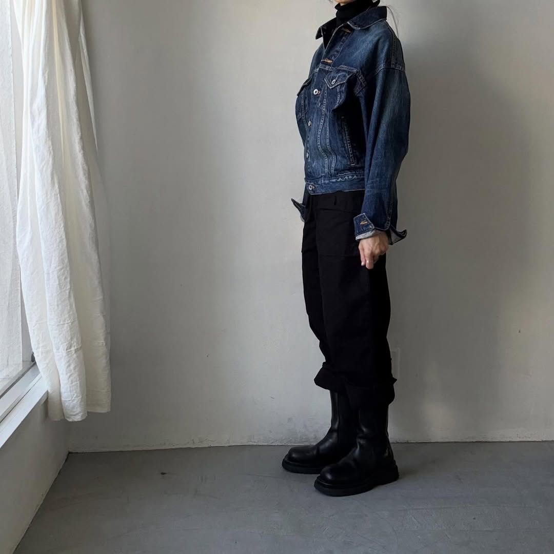 R&D.M.Co  デニムオーバーサイズトラッカージャケット