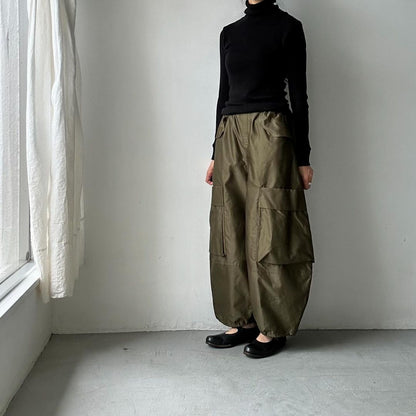 TENNE HANDCRAFTED MODERN ミリタリーバレルパンツ