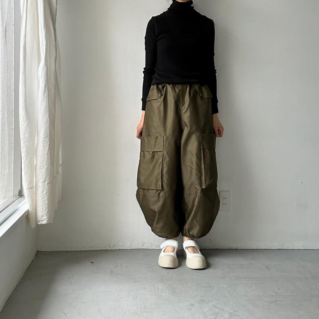 TENNE HANDCRAFTED MODERN ミリタリーバレルパンツ