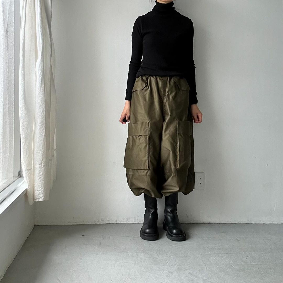 TENNE HANDCRAFTED MODERN ミリタリーバレルパンツ