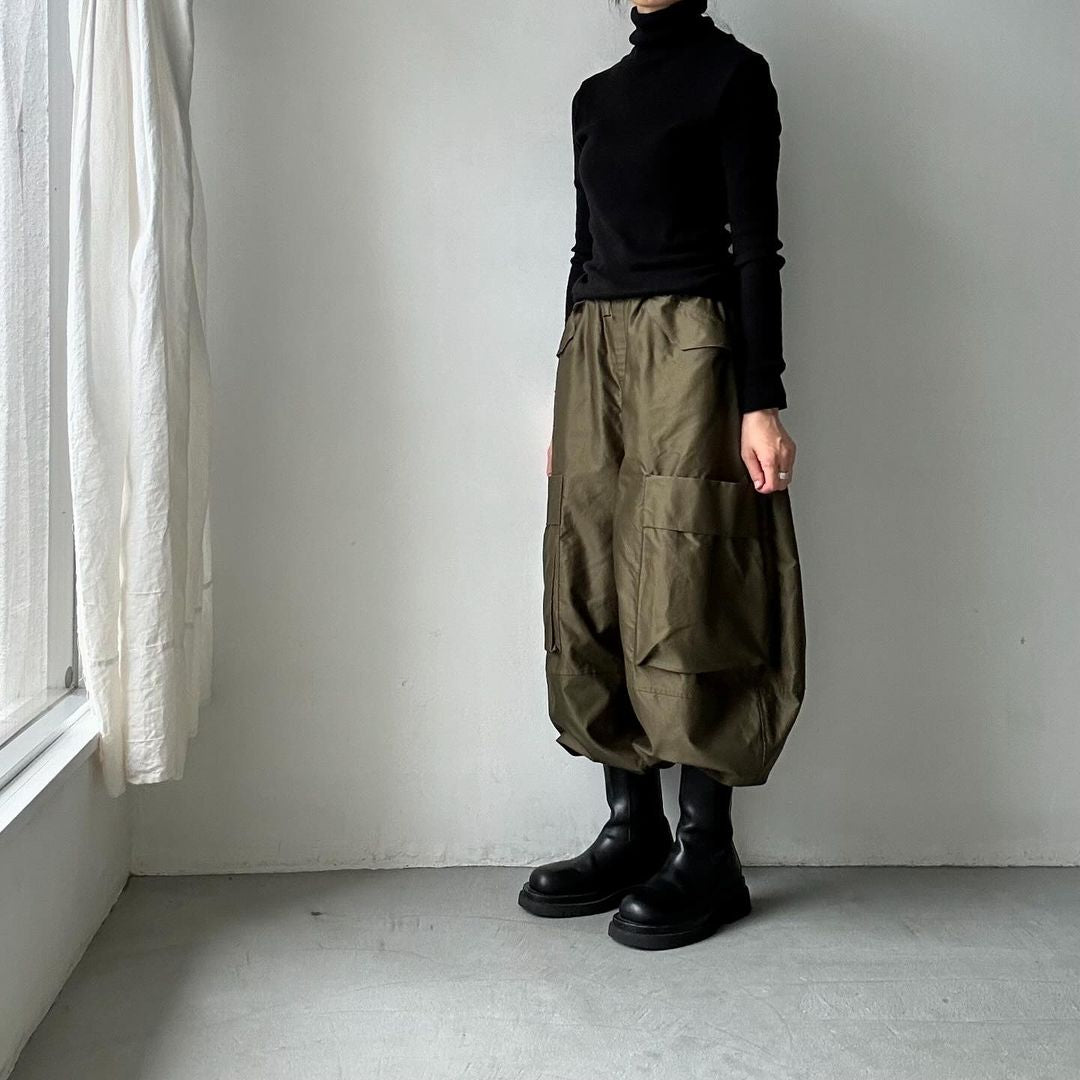 TENNE HANDCRAFTED MODERN ミリタリーバレルパンツ