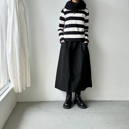 atelier naruse  コットンカットインポケットスカート　
