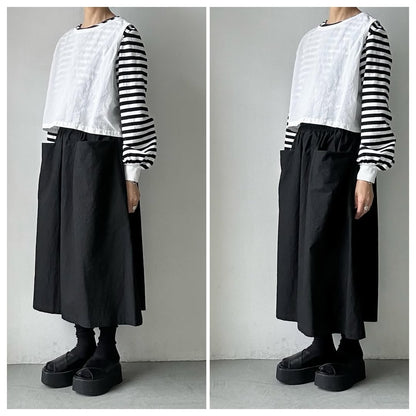 atelier naruse  コットンカットインポケットスカート　